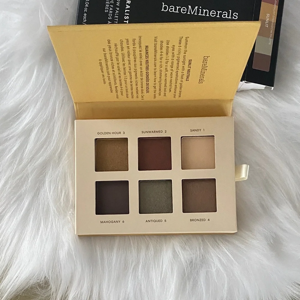 NIB bareMinerals Mineralist Eyeshadow Palette Sunlit